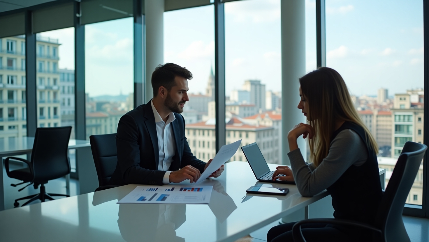 Equipo de auditoría financiera en Madrid